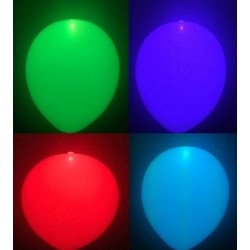 GLOBOS LÁTEX CON LED ARCOIRIS