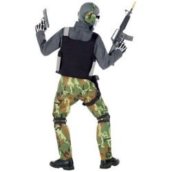 DISFRAZ SOLDADO ESQUELETO INFANTIL 2