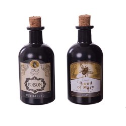 BOTELLA DE VENENO DE CRISTAL 