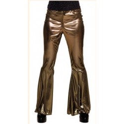 PANTALÓN DISCO DORADO MUJER