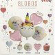 GLOBOS FOIL UNICORNIO