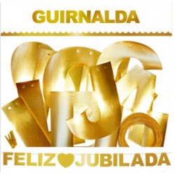 GUIRNALDA "FELIZ JUBILADA"