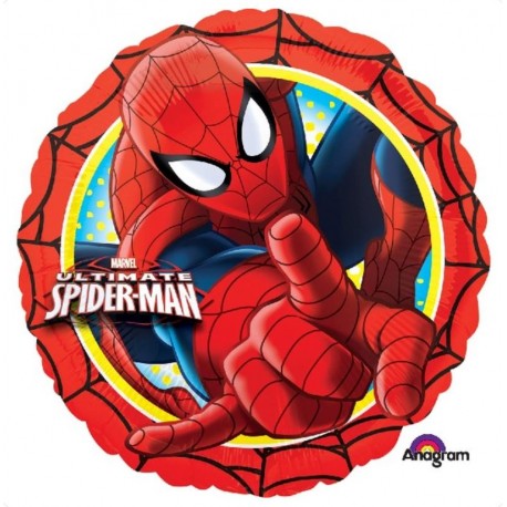 GLOBO FOIL SPIDERMAN ULTIMATE REDONDO