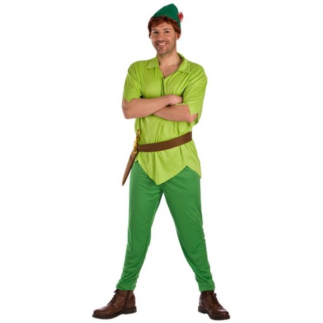 DISFRAZ DE DUENDE VERDE HOMBRE