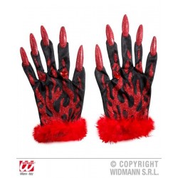 GUANTES DIABLO CON UÑAS