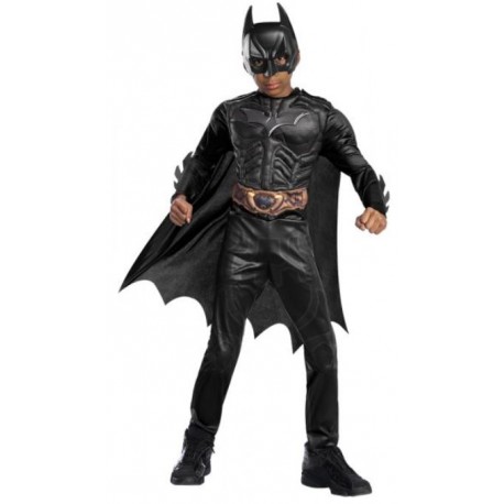 DISFRAZ DE BATMAN BLACK LINE DELUXE INFANTIL