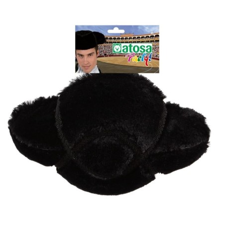 MONTERA DE TERCIOPELO NEGRA