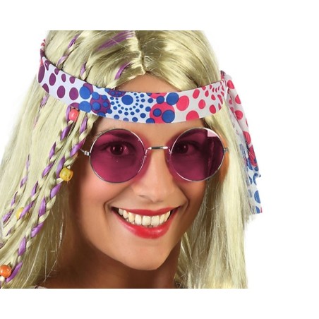 GAFAS REDONDAS COLORES HIPPIES 
