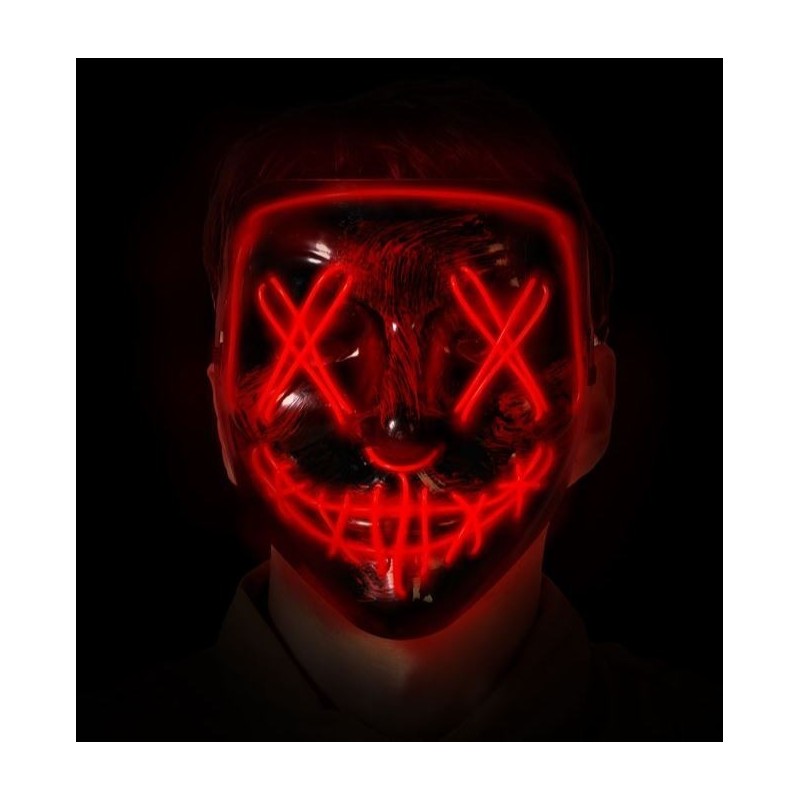 CARETA LA PURGA CON LUZ