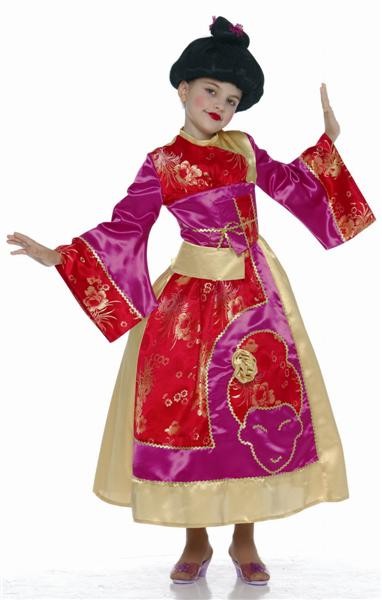 Comprar Disfraz de Geisha Rojo - Disfraces de Chinos, Orientales, Ninjas y  Geishas
