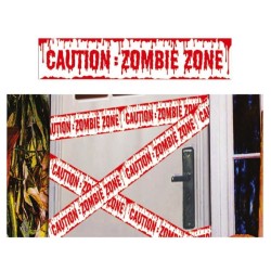 CINTA "CAUTION: ZOMBIE ZONE"                       2