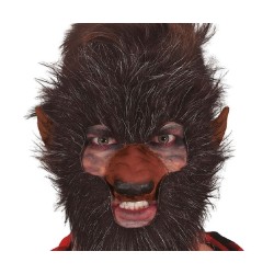 CARETA DE HOMBRE LOBO CON PELO
