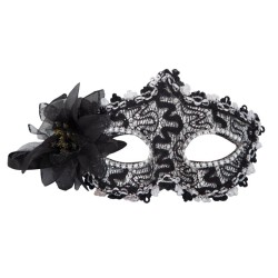 ANTIFAZ DE PUNTILLA CON FLOR 2