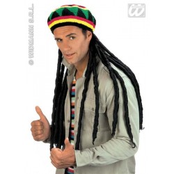 PELUCA RASTAS CON GORRO 