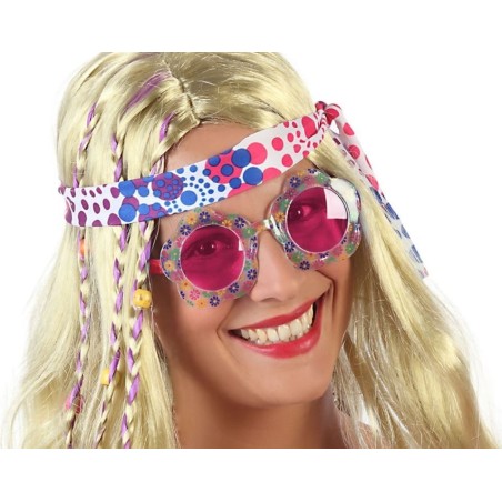 GAFAS HIPPIE FLORES                               