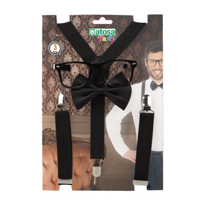 TIRANTES, PAJARITA Y GAFAS 