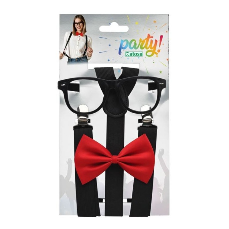 TIRANTES, PAJARITA Y GAFAS 