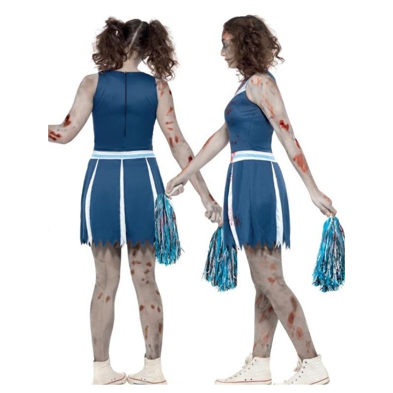 DISFRAZ DE ANIMADORA ZOMBIE ADULTO