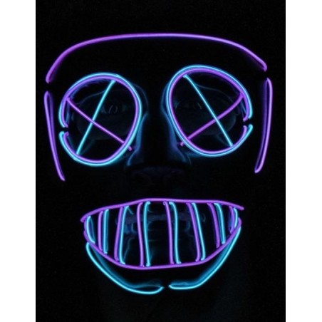 CARETA HORROR CON LUZ