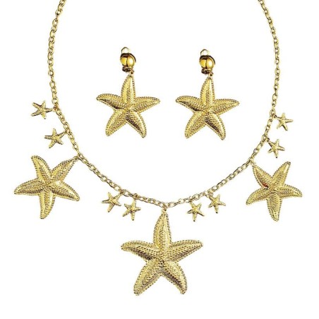 COLLAR Y PENDIENTES SIRENA      