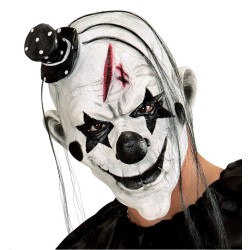 CARETA PAYASO ASESINO CON PELO 2