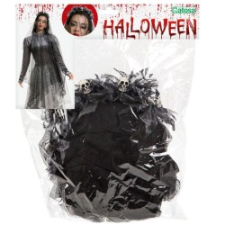 DIADEMA HALLOWEEN CON VELO LARGO 2