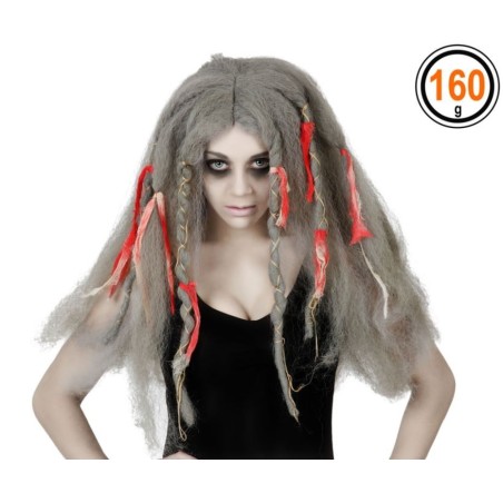 PELUCA HALLOWEEN GRIS