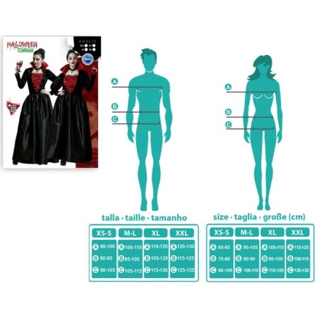 DISFRAZ DE VAMPIRESA ADULTO