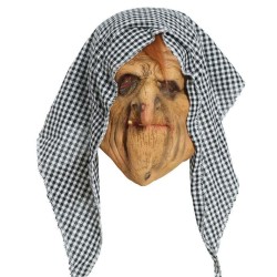 CARETA  DE BRUJA CON CAPUCHA 2