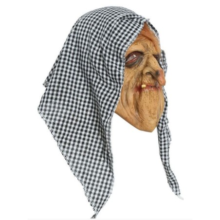 CARETA  DE BRUJA CON CAPUCHA