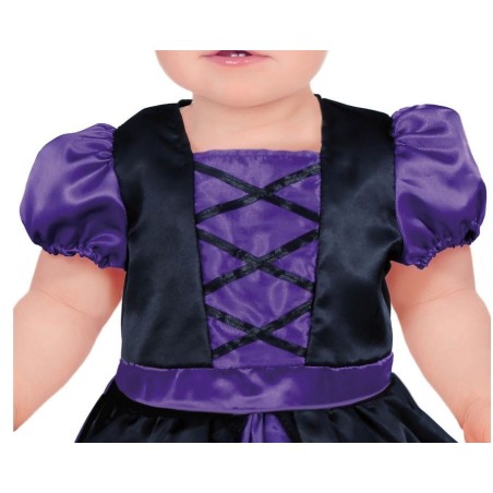 DISFRAZ DE BRUJA LILA INFANTIL