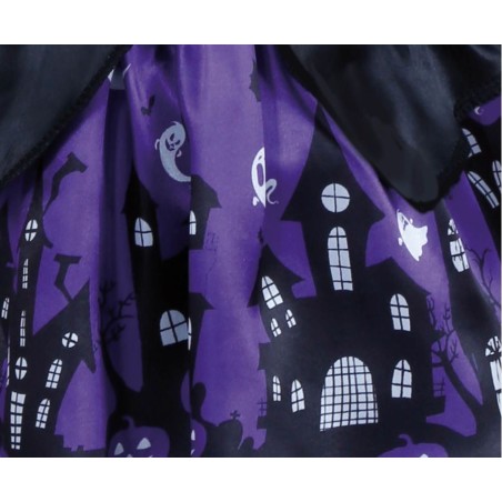 DISFRAZ DE BRUJA LILA INFANTIL