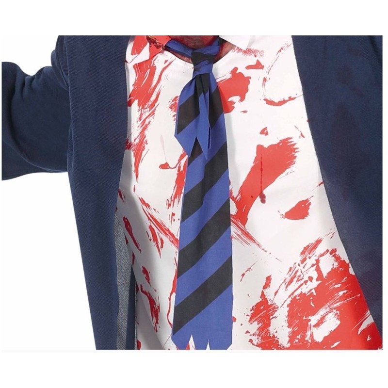 DISFRAZ DE ESTUDIANTE ZOMBIE HOMBRE ADULTO