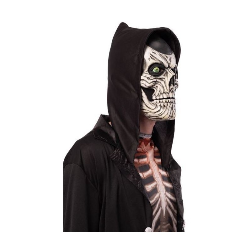 CARETA CALAVERA FANTASMA CON CAPUCHA