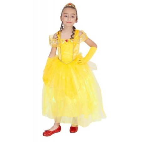 DISFRAZ PRINCESA AMARILLA INFANTIL