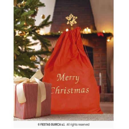 SACO PAPÁ NOEL ROJO 60 X 95 CM