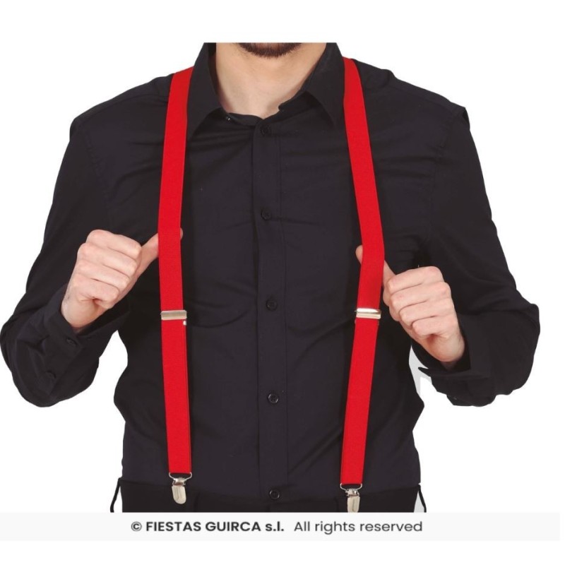 TIRANTES ROJOS ADULTO 