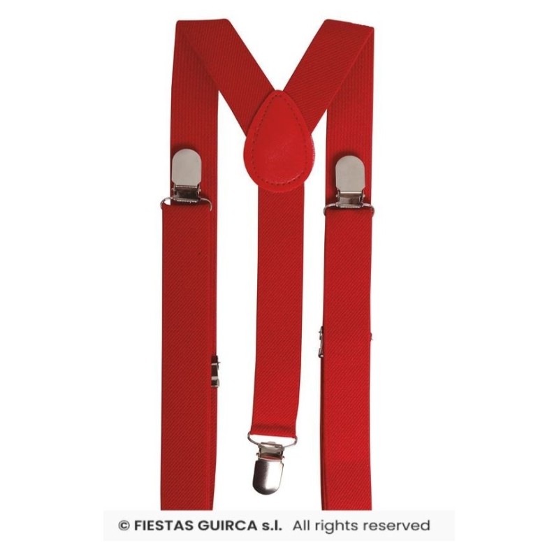 TIRANTES ROJOS ADULTO 