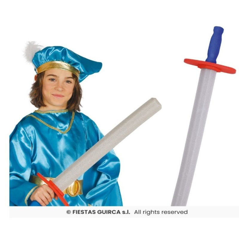 ESPADA MEDIEVAL INFANTIL GOMA EVA 60 CM