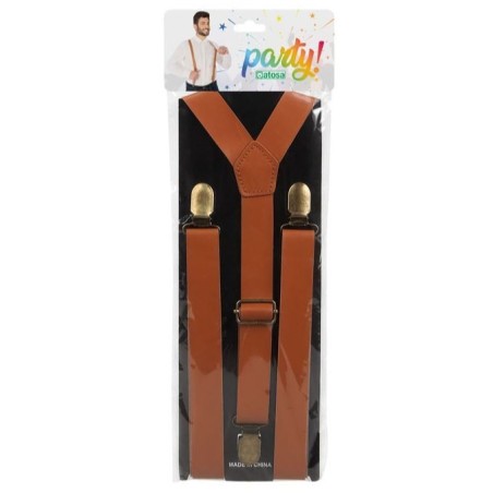 TIRANTES POLIURETANO MARRÓN