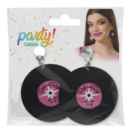 PENDIENTES DISCO VINILO