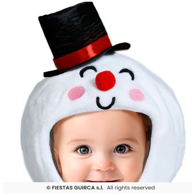 DISFRAZ DE MUÑECO DE NIEVE BEBÉ