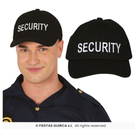 GORRA AGENTE DE SEGURIDAD ADULTO
