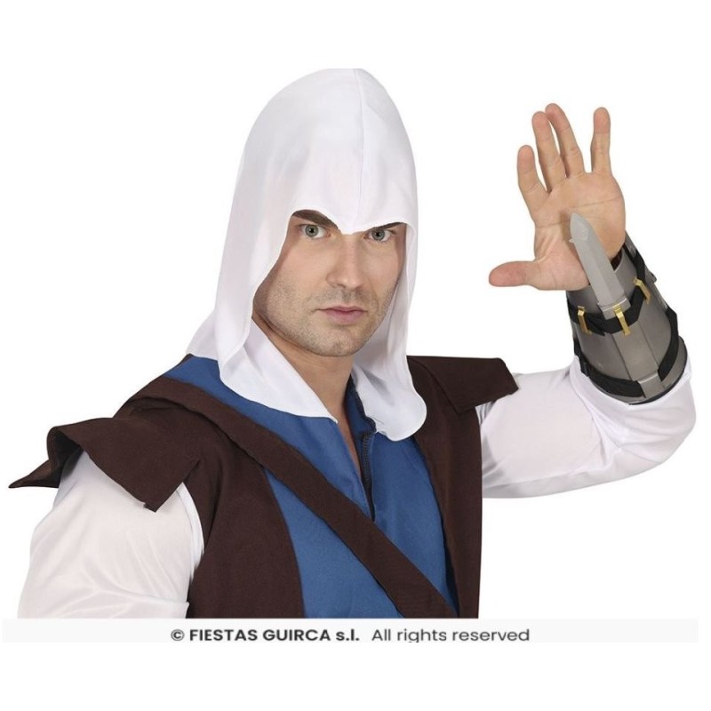 BRAZALETE CON PUÑAL NINJA RETRÁCTIL, 30 CM