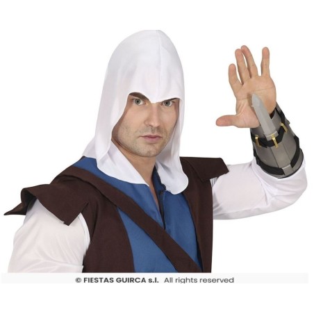 BRAZALETE CON PUÑAL NINJA RETRÁCTIL, 30 CM