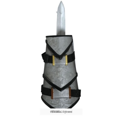 BRAZALETE CON PUÑAL NINJA RETRÁCTIL, 30 CM