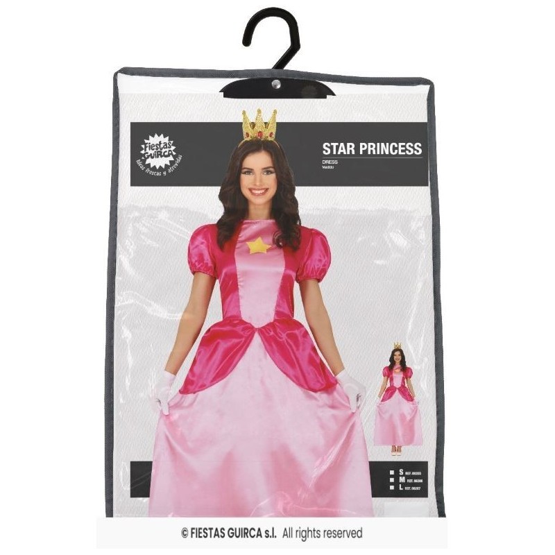 DISFRAZ DE PRINCESA STAR ADULTO