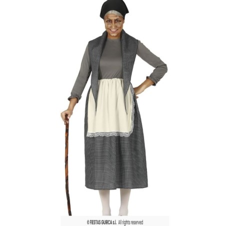 DISFRAZ DE ABUELA/CASTAÑERA  ADULTA