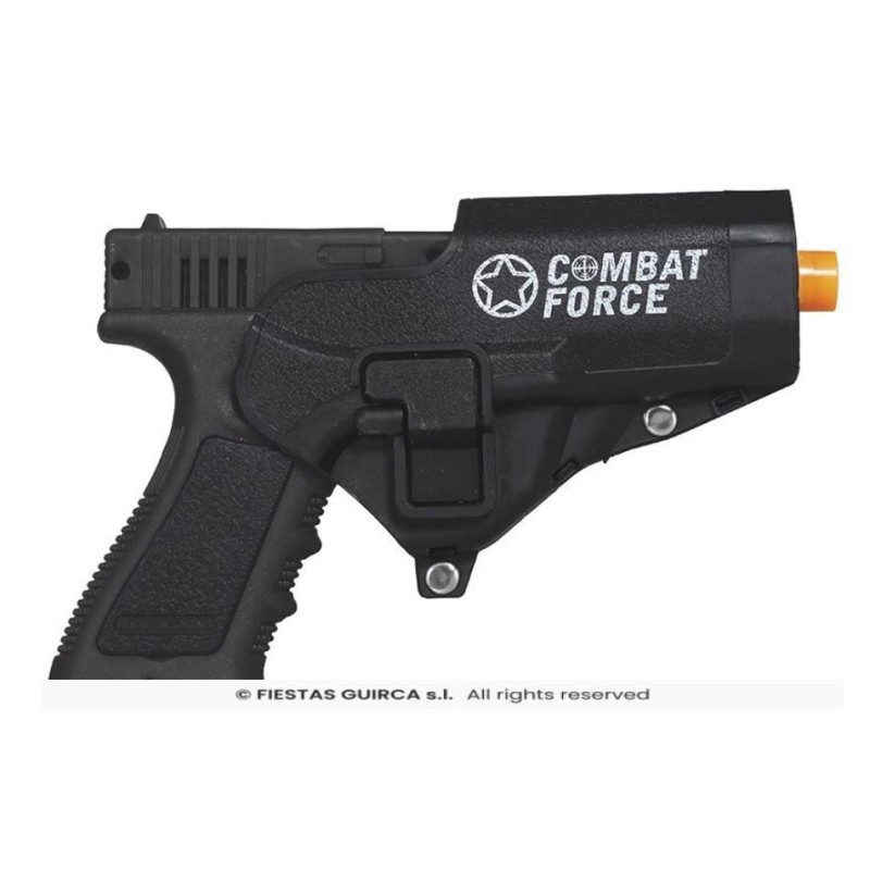 PISTOLA CON FUNDA, 20 CM