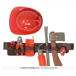 CINTURÓN BOMBERO CON CASCO 2